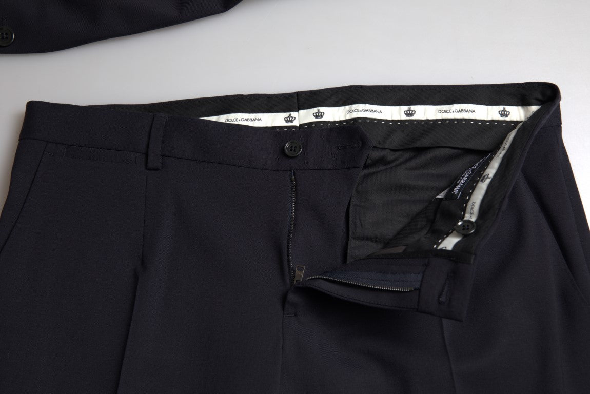 Dolce &amp; Gabbana Blauer 2-teiliger einreihiger MARTINI-Anzug