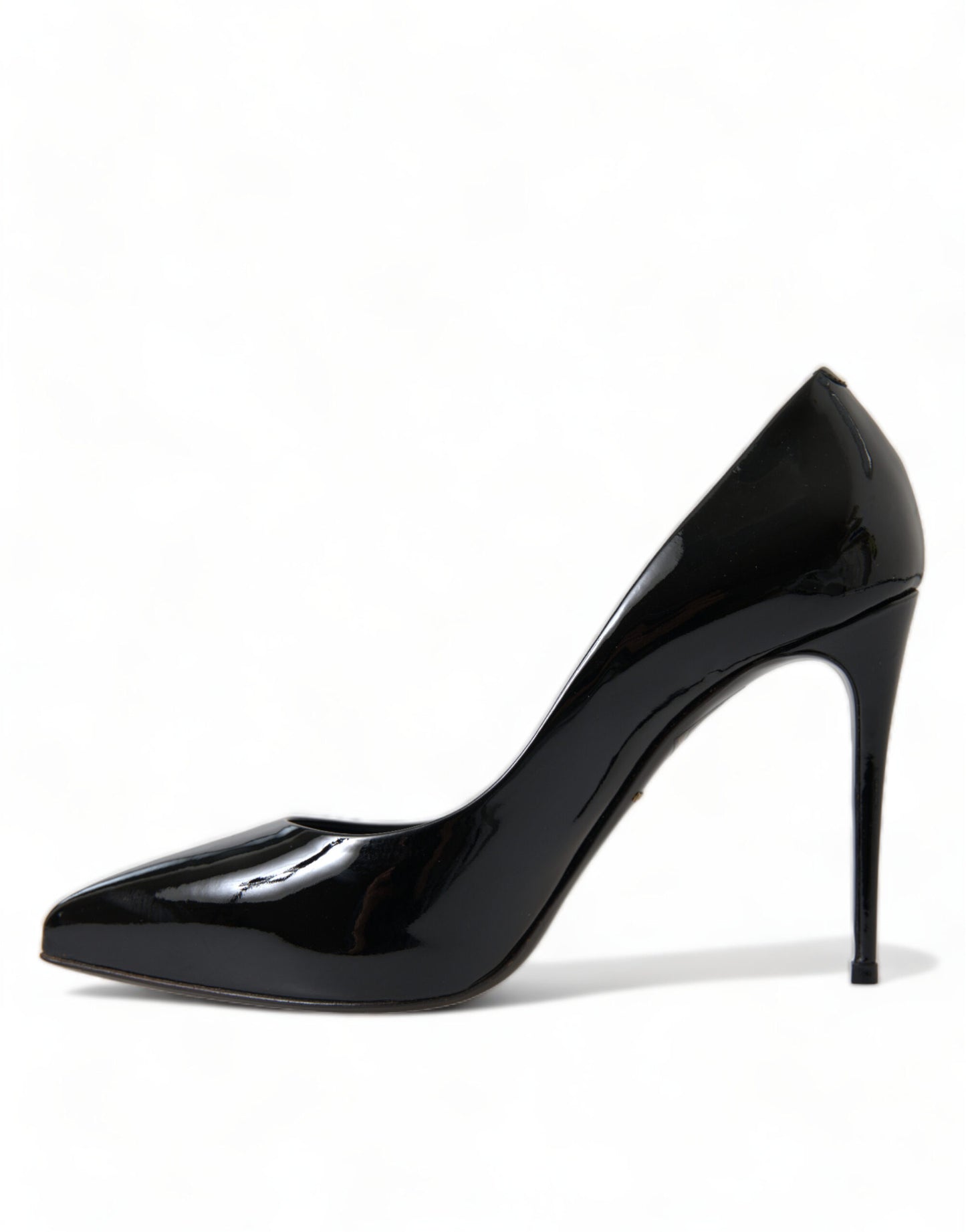 Dolce &amp; Gabbana Schwarze Pumps aus Lackleder mit Absatz