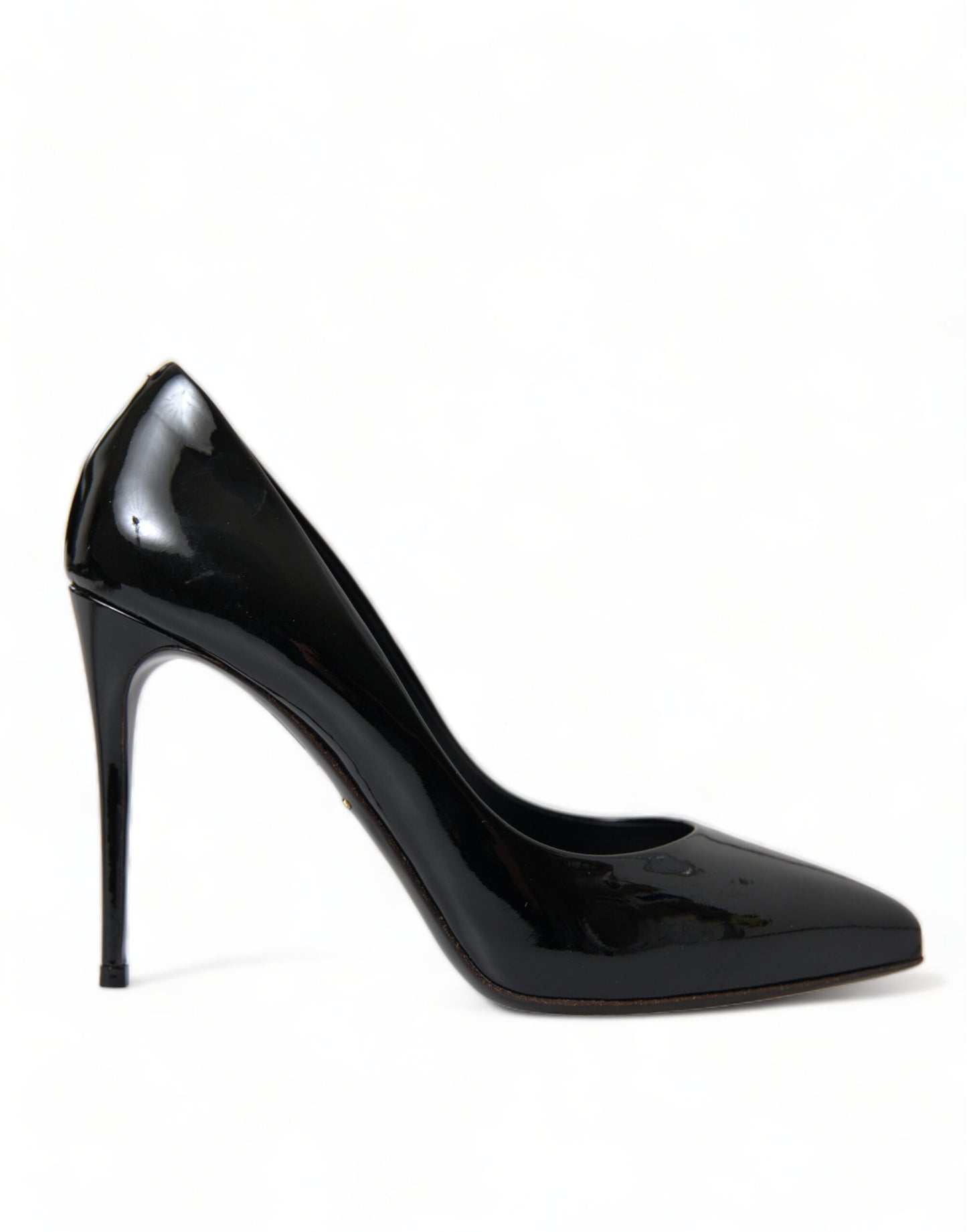 Dolce &amp; Gabbana Schwarze Pumps aus Lackleder mit Absatz