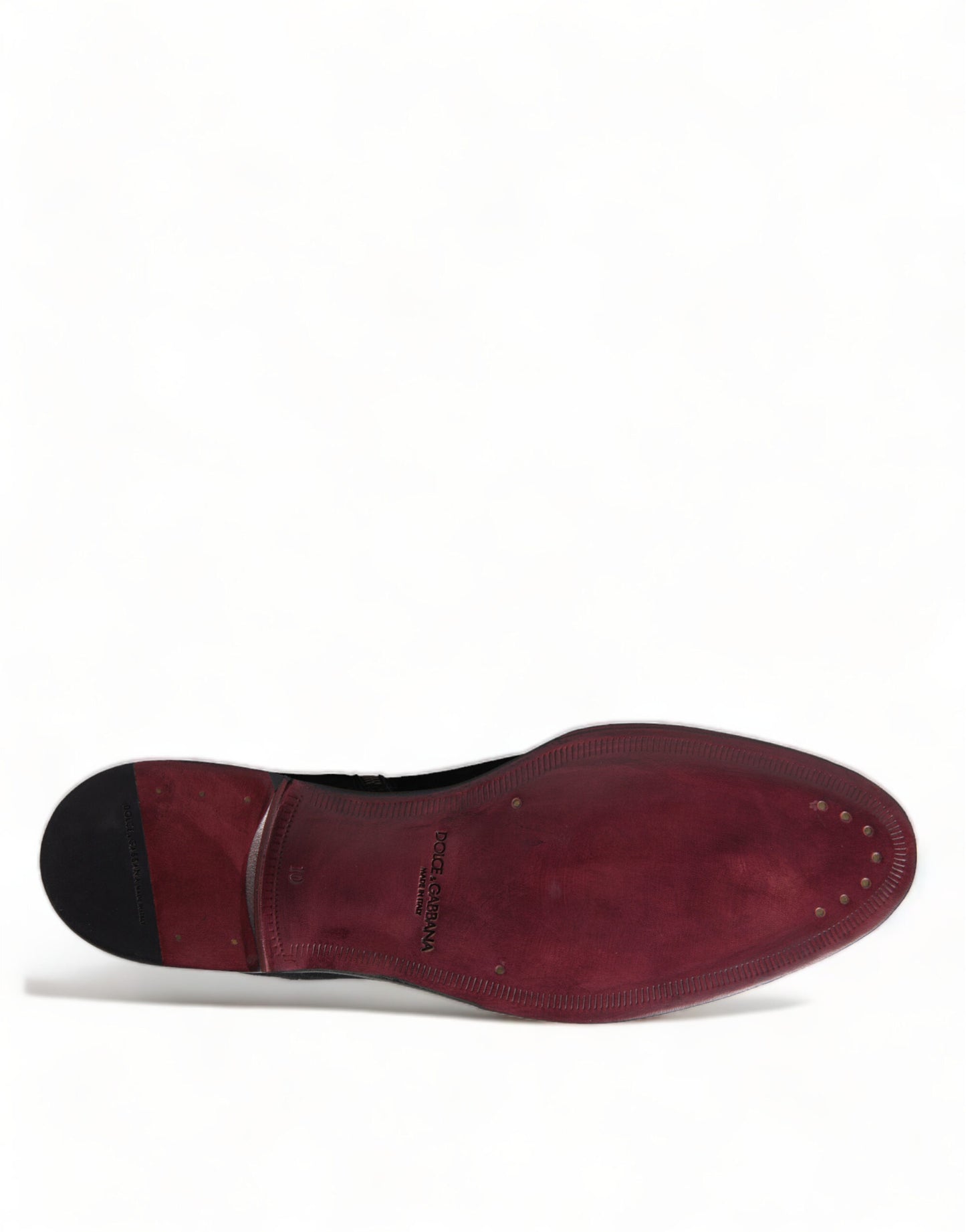 Dolce &amp; Gabbana Herren Stiefeletten aus schwarzem Wildleder mit mittlerer Wade