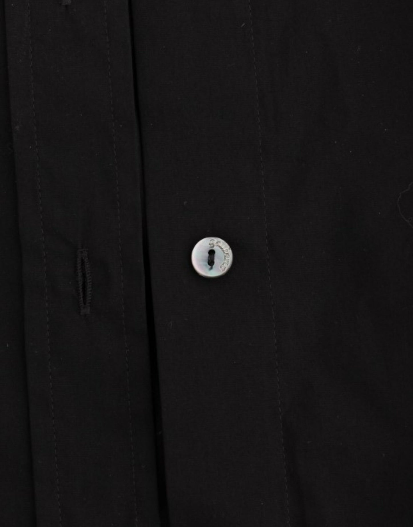 John Galliano Schwarzes Baumwollhemd