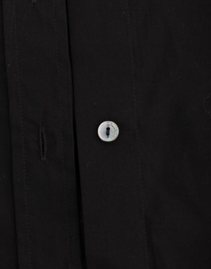 John Galliano Schwarzes Baumwollhemd