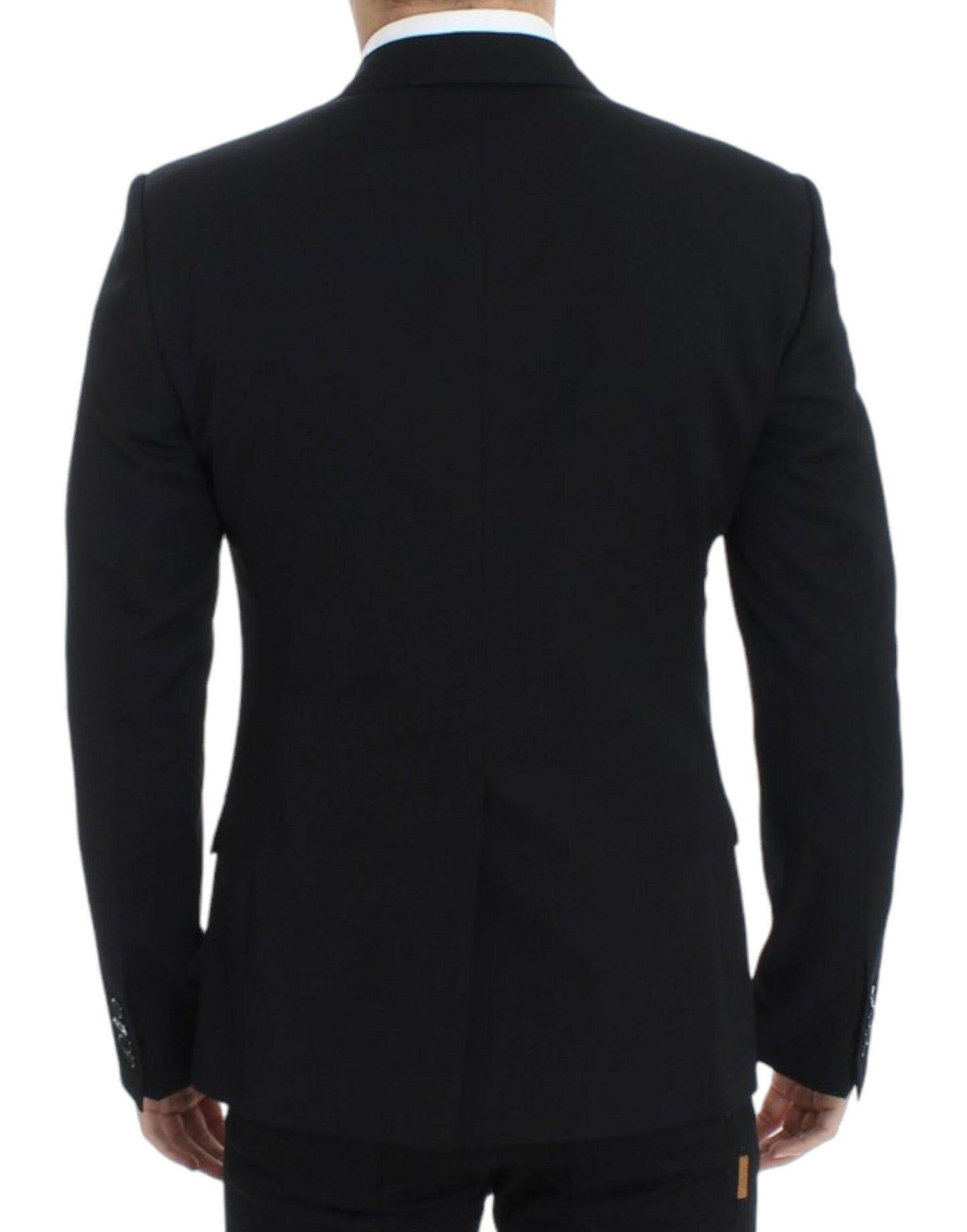 Dolce &amp; Gabbana – Schwarzer Slim-Fit-Blazer aus Wolle