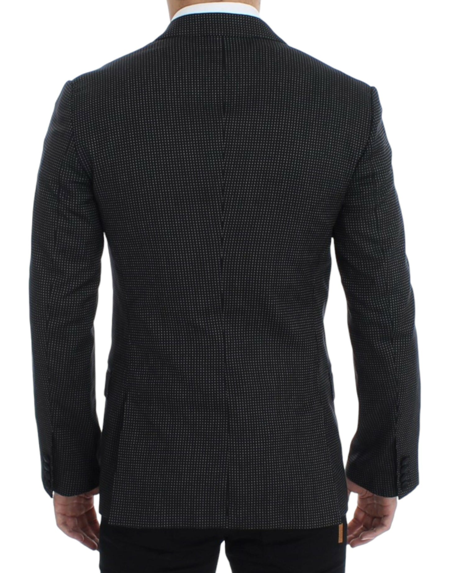 Dolce &amp; Gabbana – Schmaler MARTINI-Blazer aus schwarzer Wolle