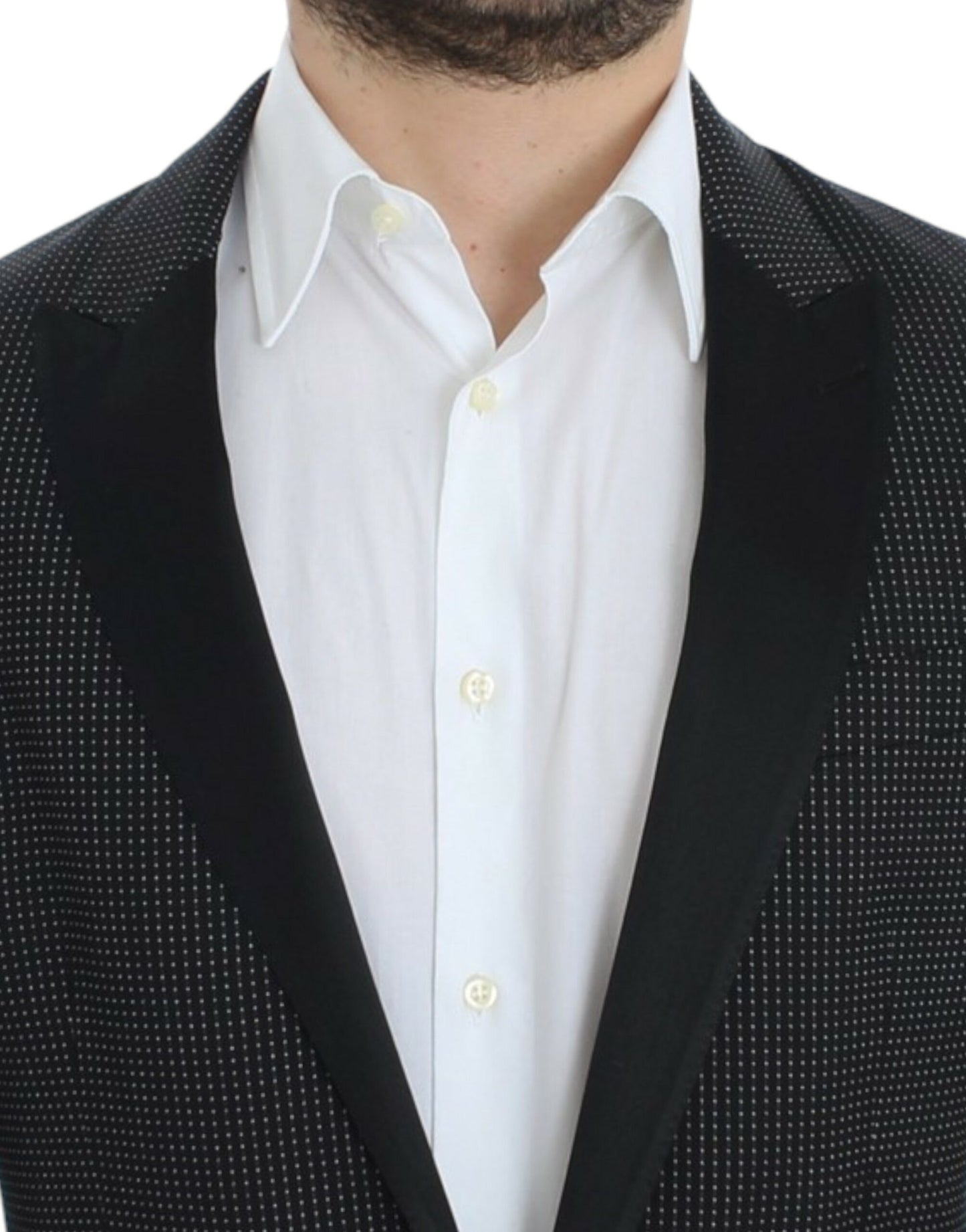 Dolce &amp; Gabbana – Schmaler MARTINI-Blazer aus schwarzer Wolle