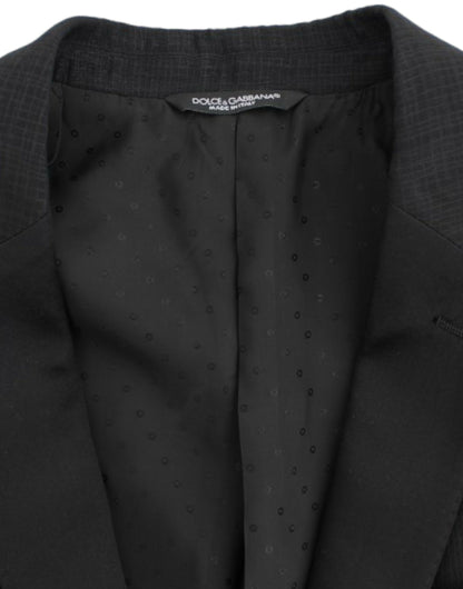 Dolce &amp; Gabbana – Schmaler MARTINI-Blazer aus schwarzer Wolle