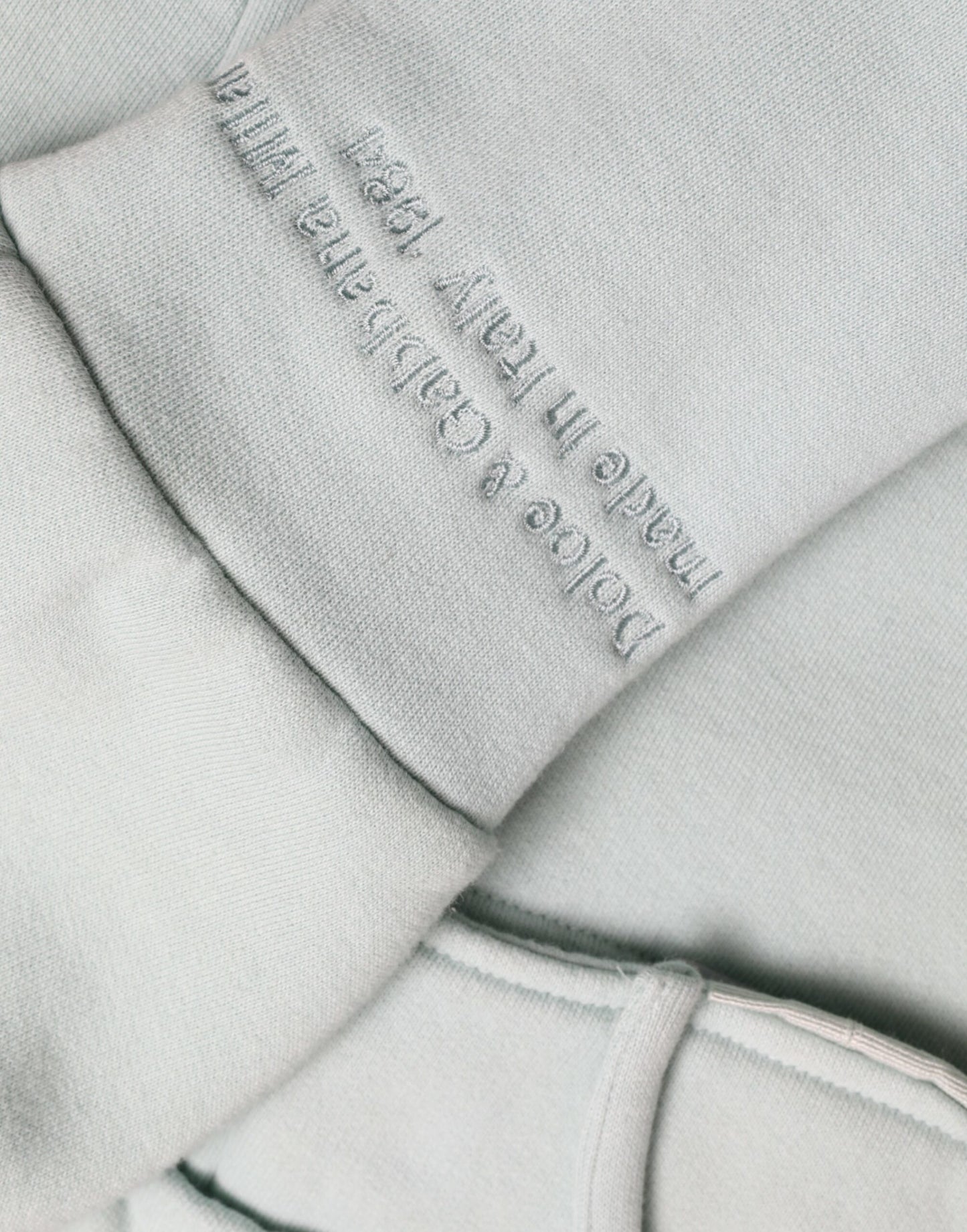 سترة دولتشي آند غابانا القطنية الخضراء النعناعية ذات الجيوب