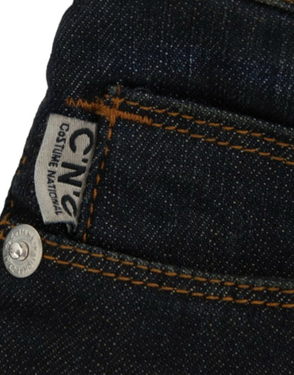 Costume National – Blaue Slim-Fit-Jeans