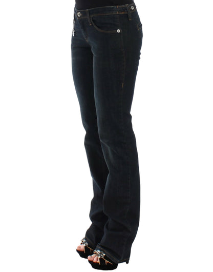 Costume National – Blaue Slim-Fit-Jeans