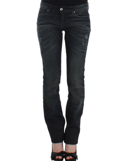 Costume National – Blaue Skinny-Jeans