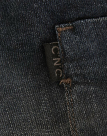 Costume National – Blaue Skinny-Jeans