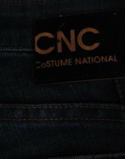 Costume National – Blaue Skinny-Jeans