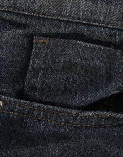 Costume National – Blaue Skinny-Jeans