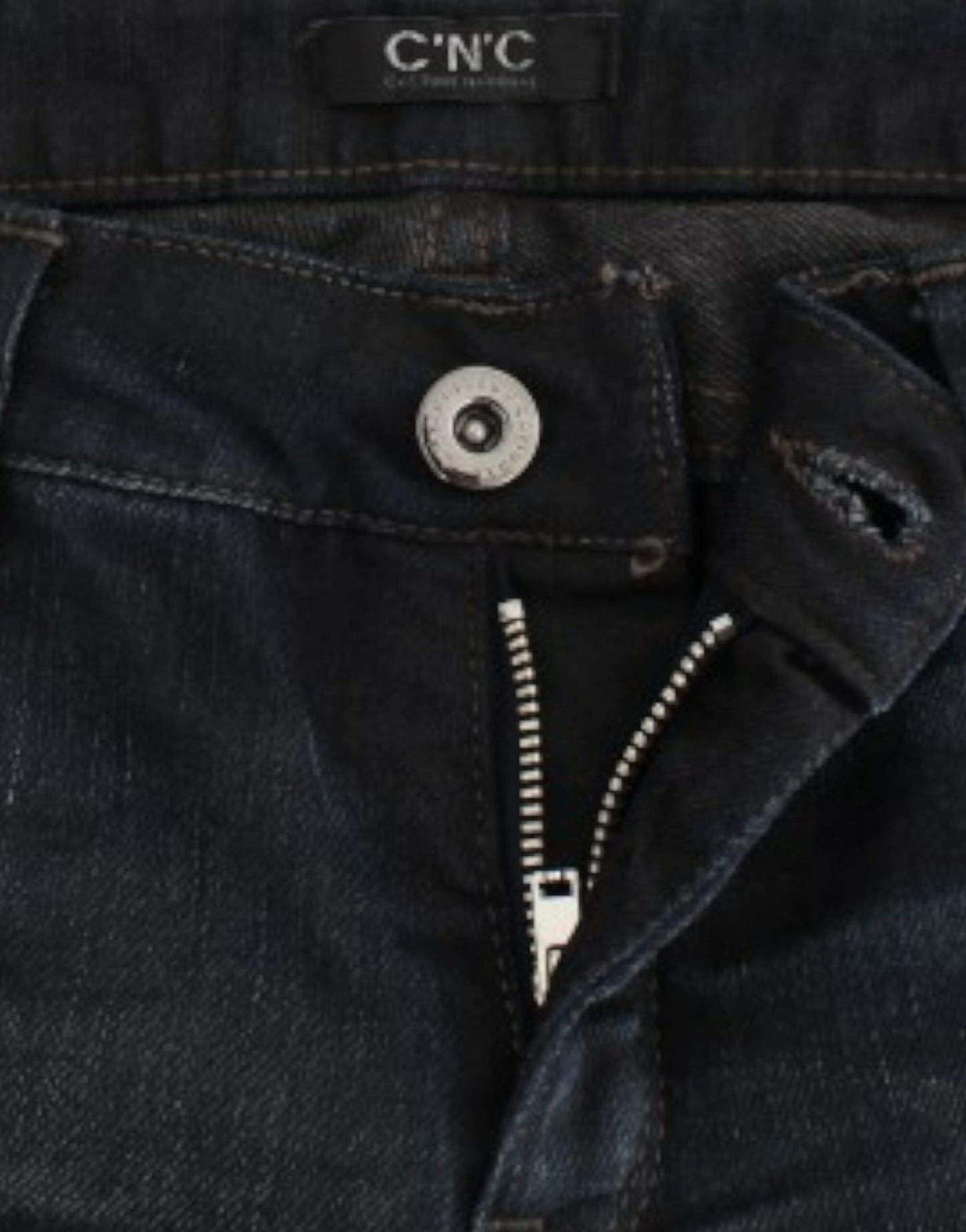 Costume National – Blaue Skinny-Jeans