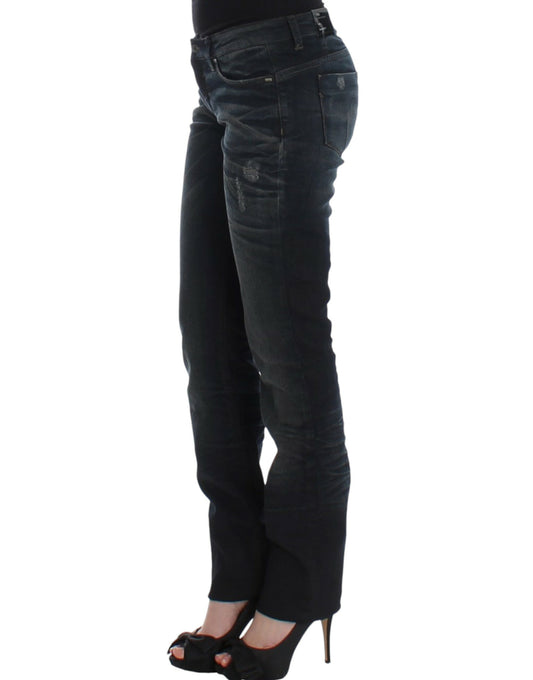 Costume National – Blaue Skinny-Jeans