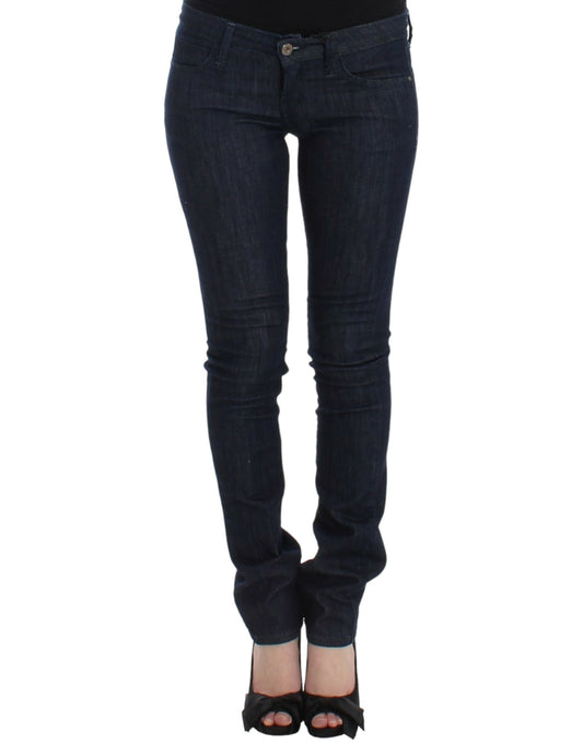 Costume National – Blaue Skinny-Jeans