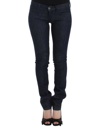 Costume National – Blaue Skinny-Jeans