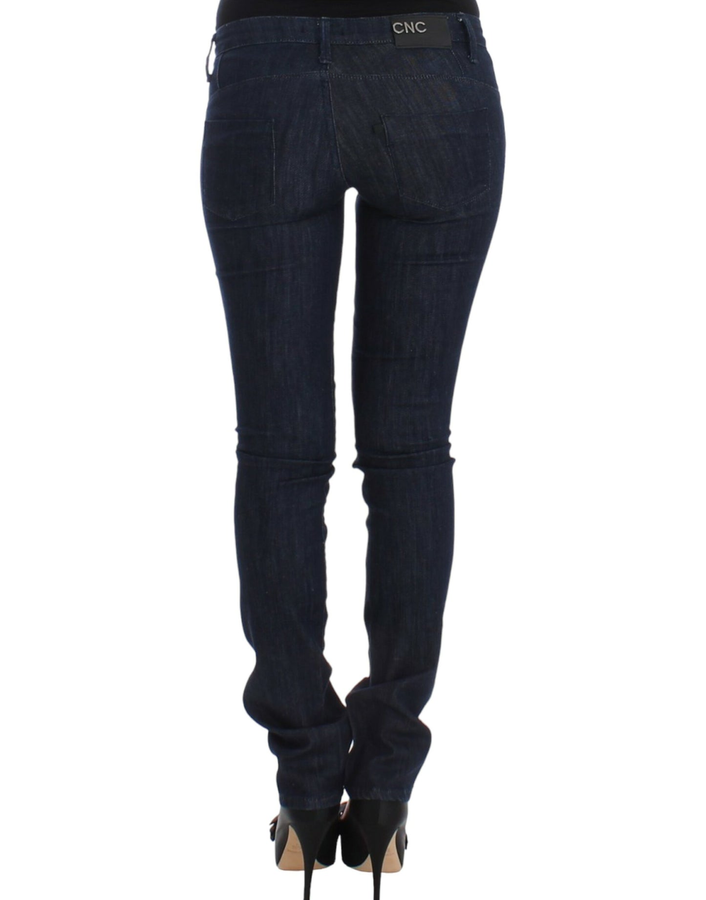 Costume National – Blaue Skinny-Jeans