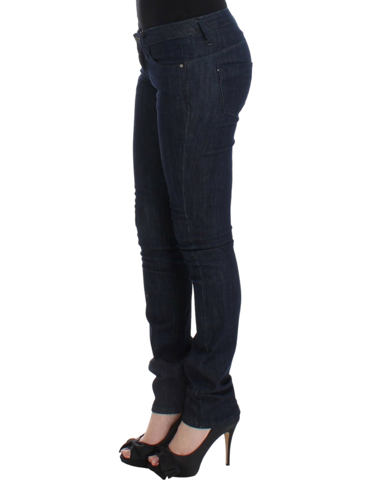 Costume National – Blaue Skinny-Jeans