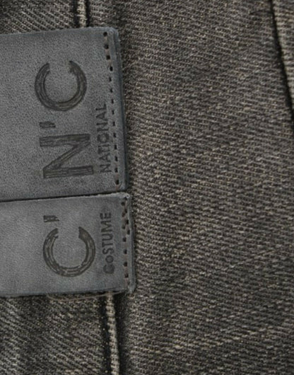 Costume National – Graue Distressed-Jeans