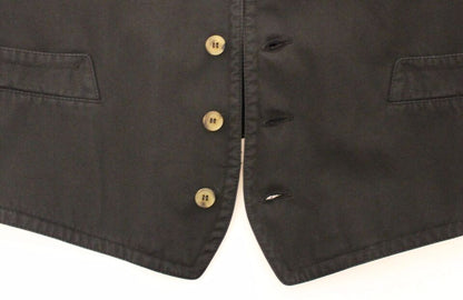 Dolce &amp; Gabbana – Schwarzer Blazer aus Baumwollviskose