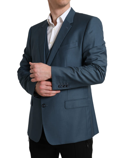 Dolce &amp; Gabbana Grüner einreihiger 2-teiliger MARTINI-Anzug