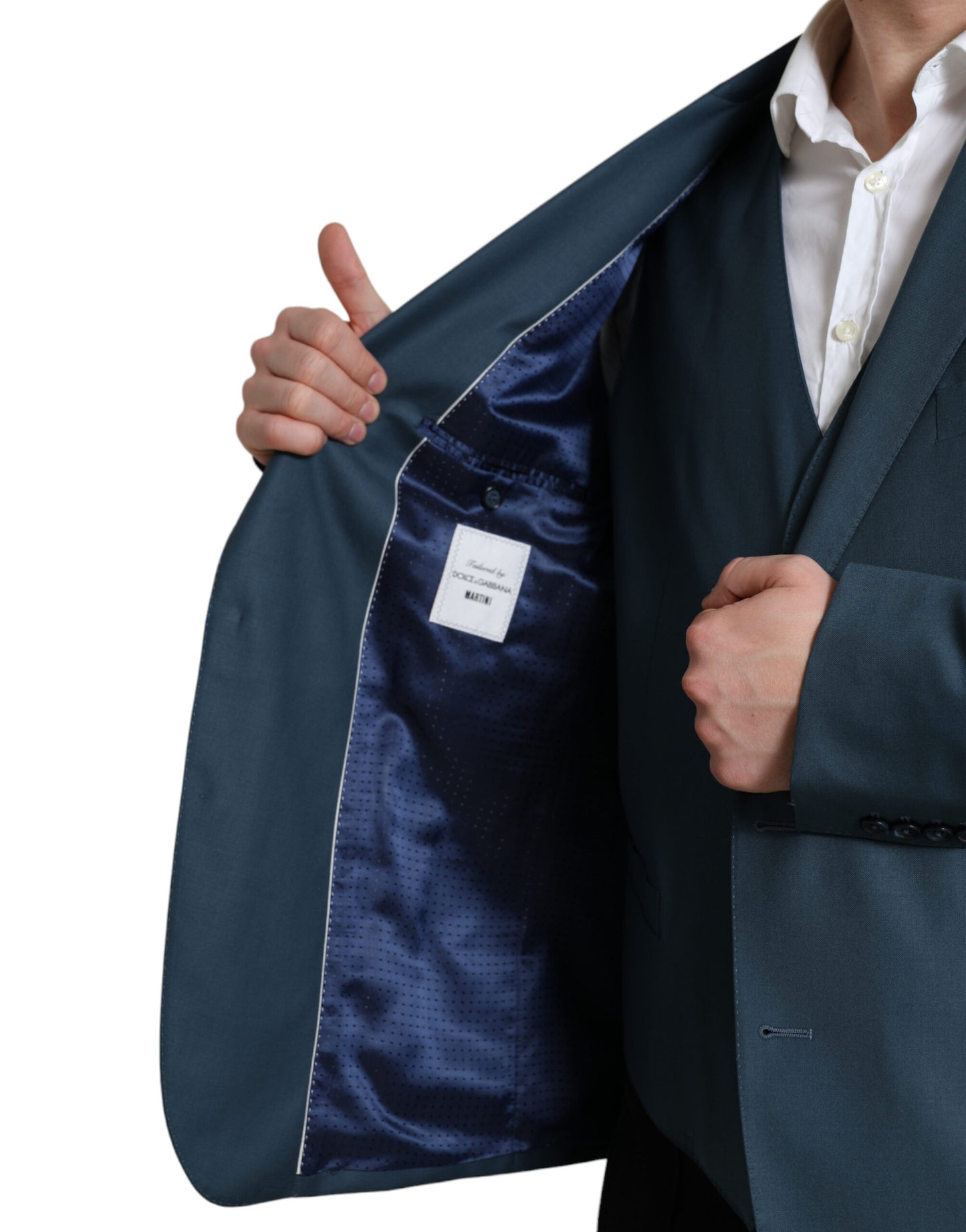 Dolce &amp; Gabbana Grüner einreihiger 2-teiliger MARTINI-Anzug