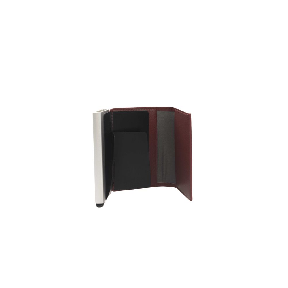 Cerruti 1881 Herren-Geldbörse aus rotem Kalbsleder