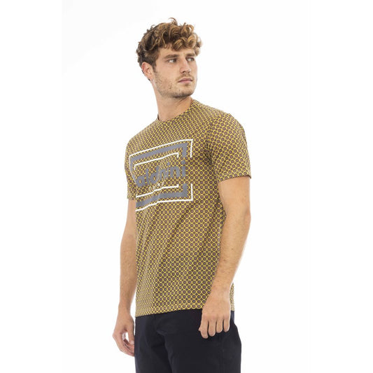Baldinini Trend Graues Herren-T-Shirt aus Baumwolle