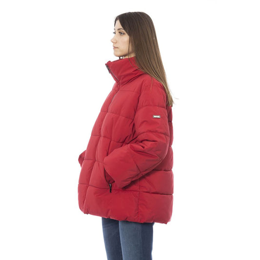 Baldinini Trend Rote Polyamid Damenjacke