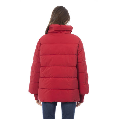 Baldinini Trend Rote Polyamid Damenjacke