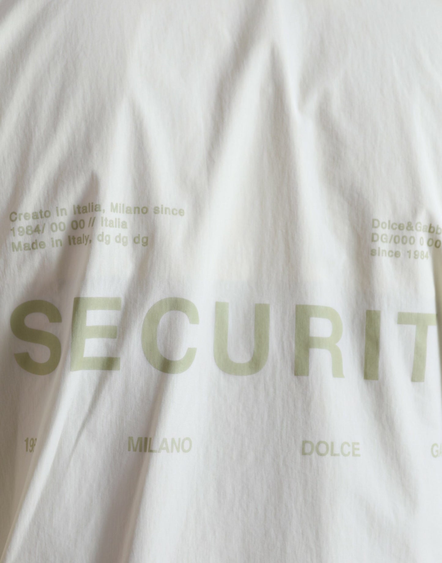 Dolce &amp; Gabbana – Gelbe Parkajacke aus Nylon mit durchgehendem Reißverschluss und Kragen