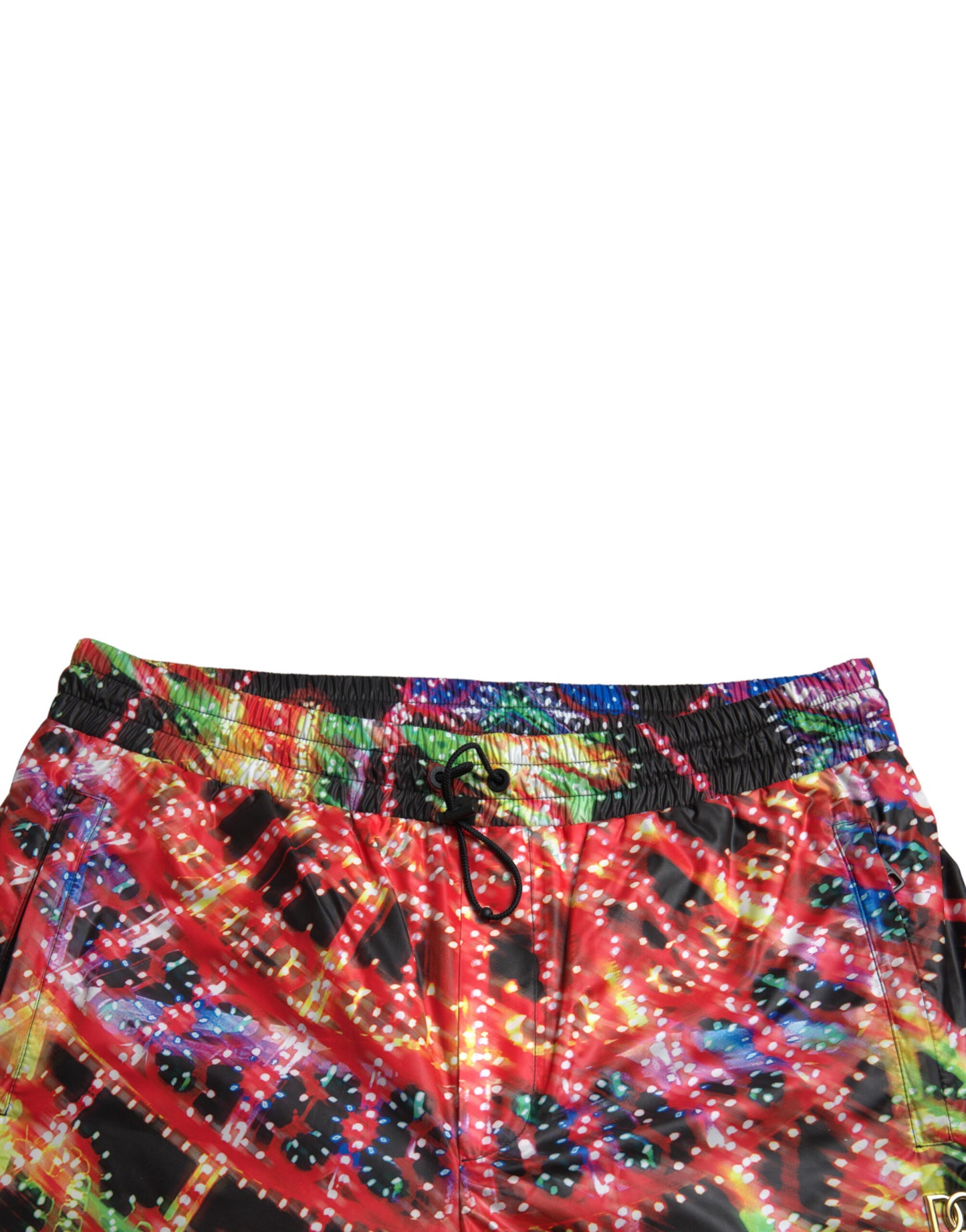 Mehrfarbige Luminarie-Print-Bermudashorts für Herren von Dolce &amp; Gabbana