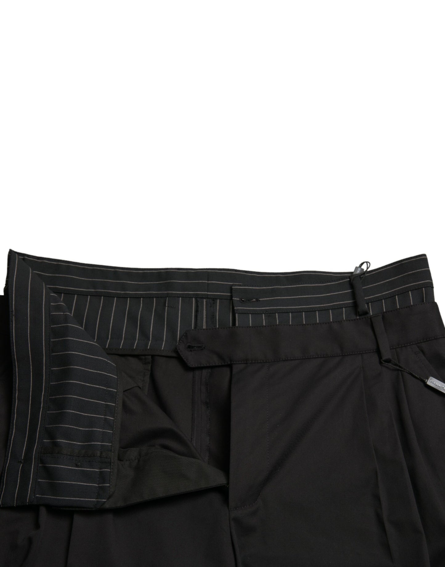 Dolce &amp; Gabbana – Schwarze Cargo-Bermudashorts aus Baumwollstretch