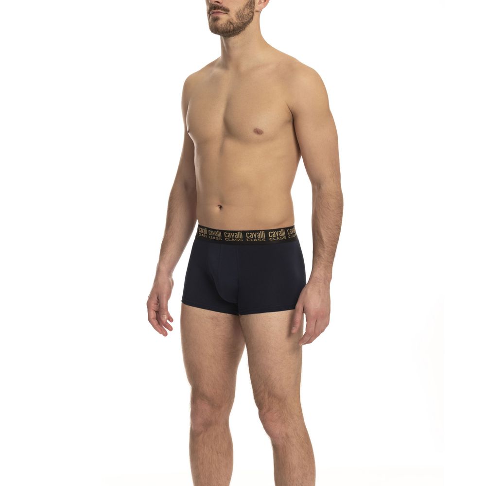 Cavalli Class Herren-Unterhose aus Baumwolle, Blau