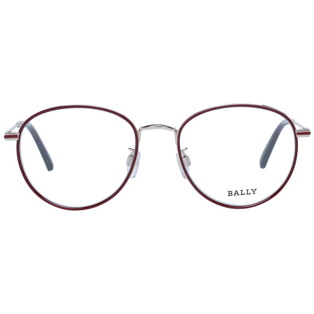 Bally Burgunder Unisex Brillengestell