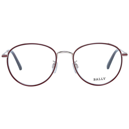 Bally Burgunder Unisex Brillengestell