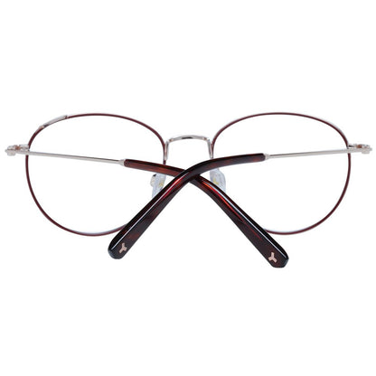 Bally Burgunder Unisex Brillengestell