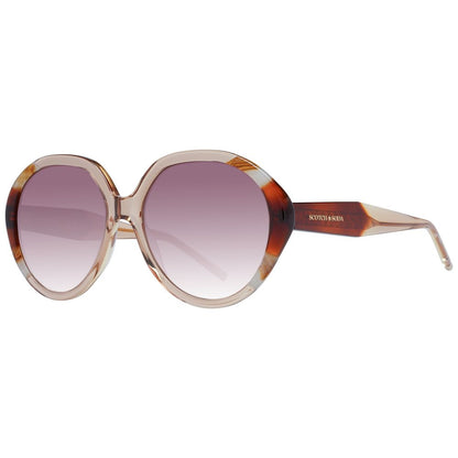 Scotch & Soda Brown Acetate Sunglasses