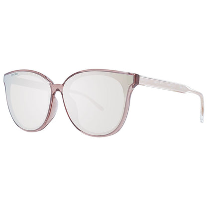 Jimmy Choo Pinkfarbene Sonnenbrille aus Kunststoff