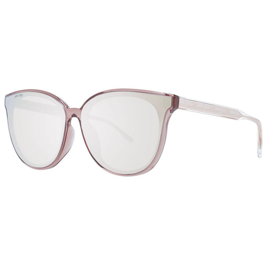 Jimmy Choo Pinkfarbene Sonnenbrille aus Kunststoff