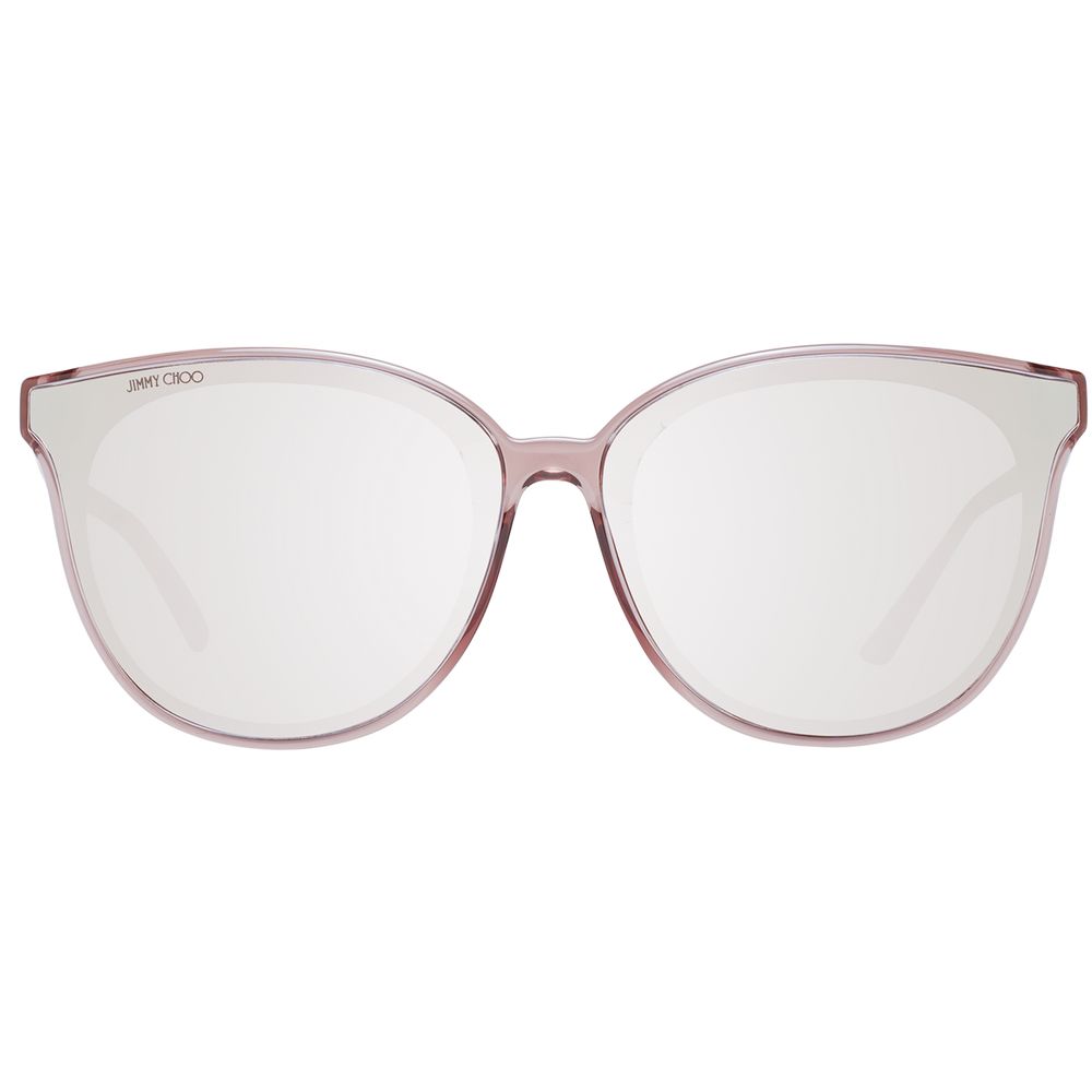 Jimmy Choo Pinkfarbene Sonnenbrille aus Kunststoff