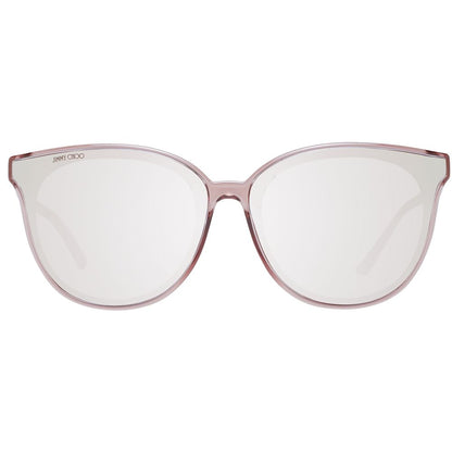 Jimmy Choo Pinkfarbene Sonnenbrille aus Kunststoff
