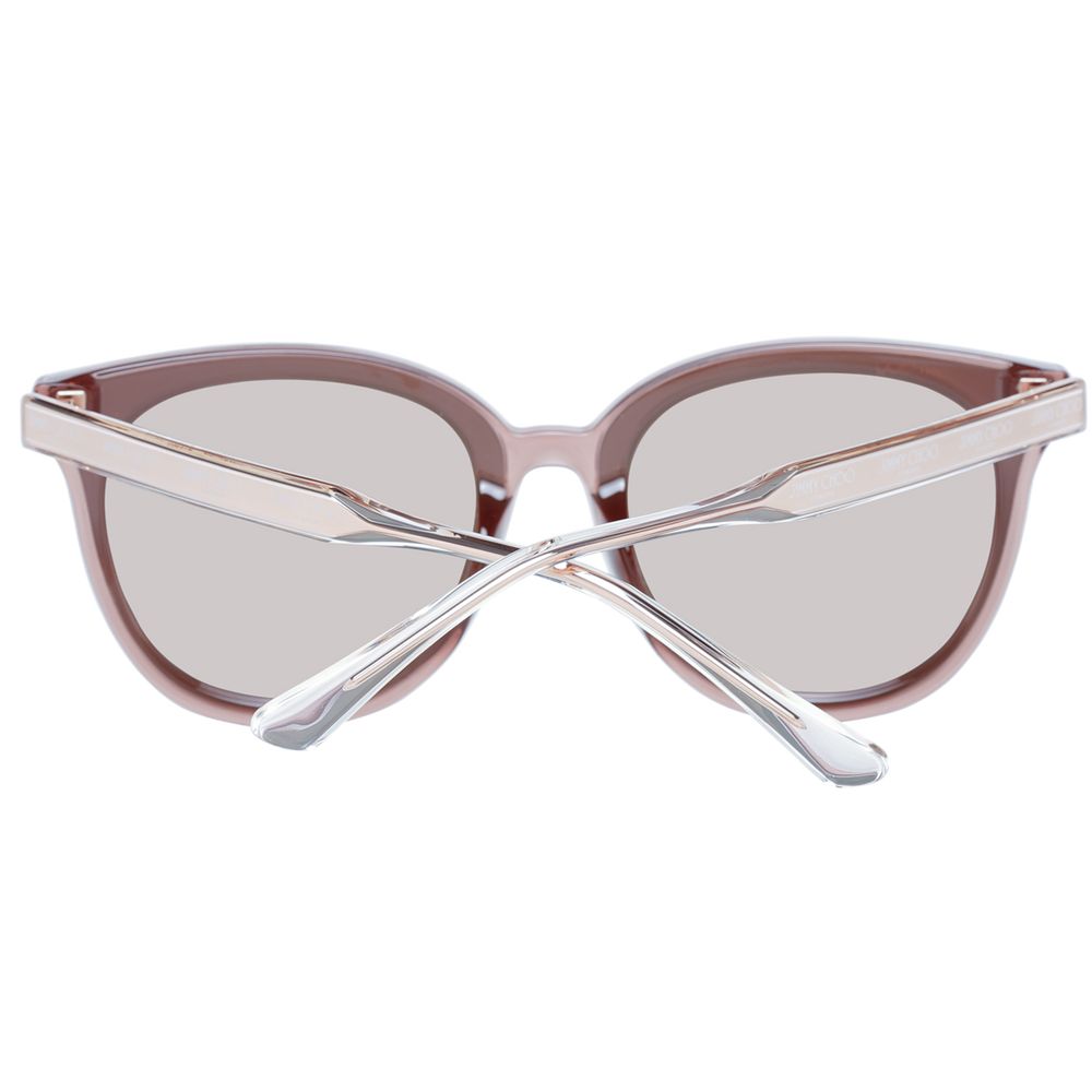 Jimmy Choo Pinkfarbene Sonnenbrille aus Kunststoff