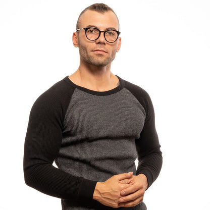 Zadig &amp; Voltaire Schicke runde Unisex-Designerbrille mit Vollrand