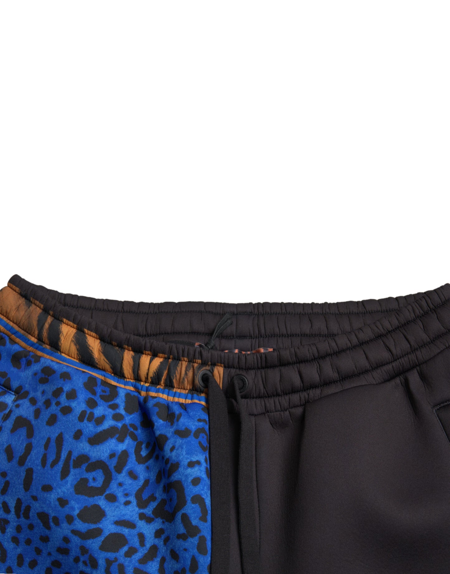 Dolce &amp; Gabbana – Cargo-Jogginghose mit schwarzem Tiger-Print