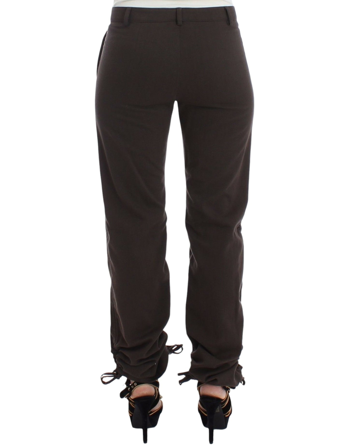 Ermanno Scervino Braune Chinos Casual Anzughosen Khakis