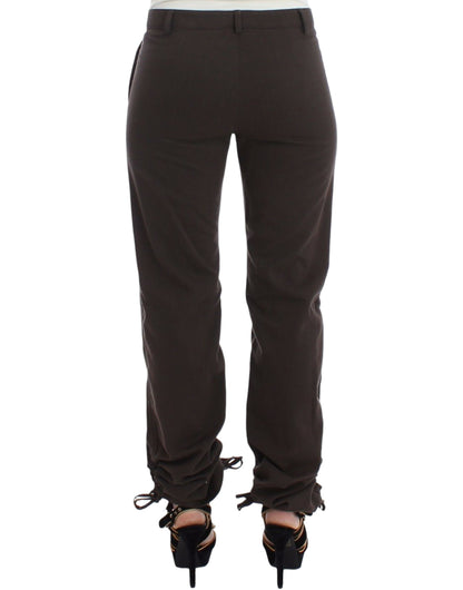 Ermanno Scervino Braune Chinos Casual Anzughosen Khakis