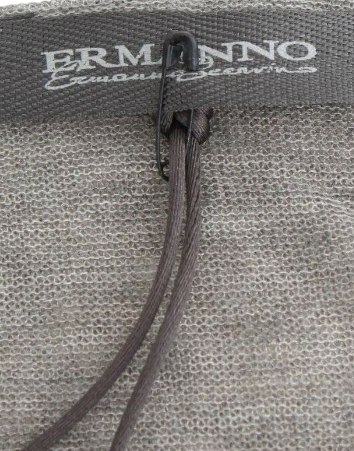 Ermanno Scervino – Langärmliger Stretch-Pullover aus grauer Wollmischung