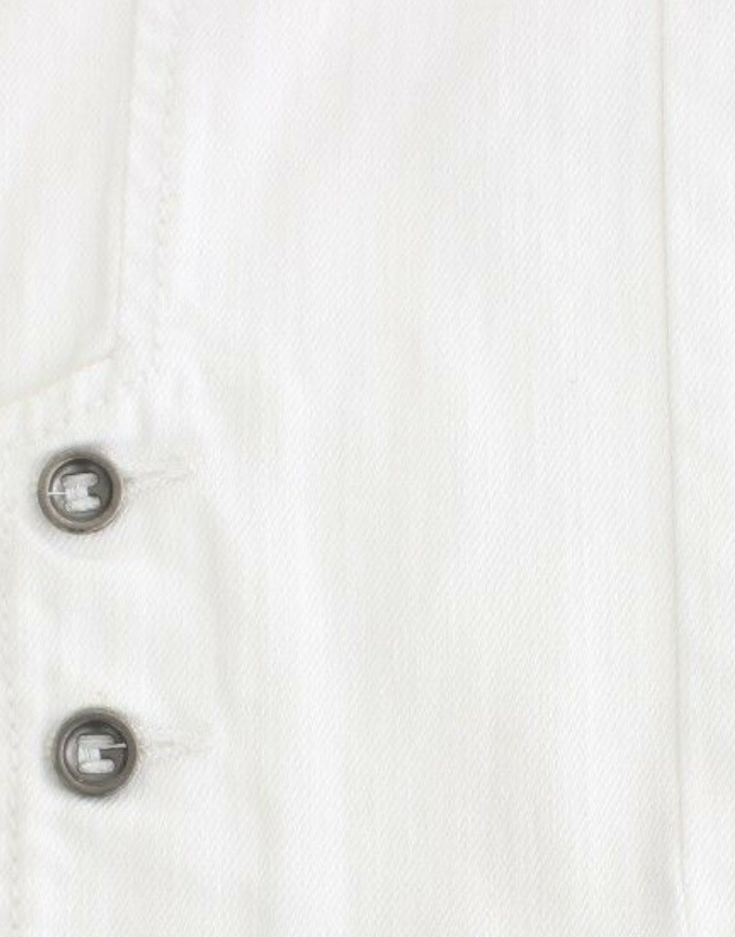 Ermanno Scervino Weiße verkürzte Jeans Denim Hose Marken Capri